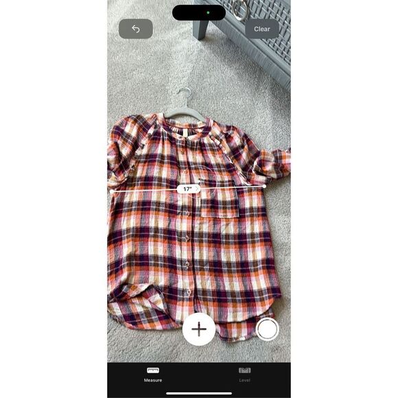 Anthropologie Pilcro Breezy Button Down Plaid shirt, XS $98 C27 - Picture 10 of 10
